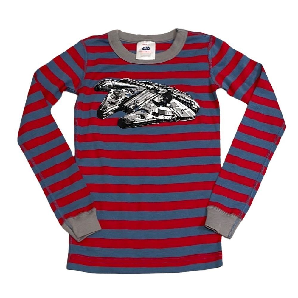 Hanna Andersson Disney Star Wars Stripe Long John Pajamas PJ Top 130